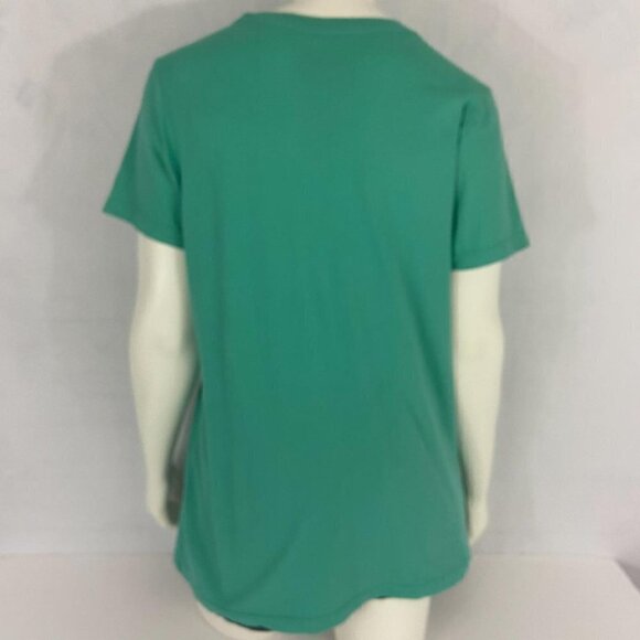 Sullen Angels Women’s T-shirt Top Butterfly Graphic Teal Green Short Sleeve Sz L - Picture 5 of 6